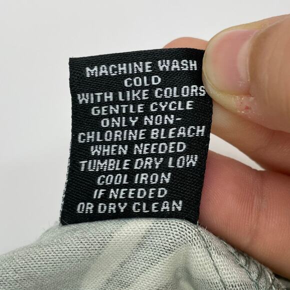 Context Exclusive at Lord & Taylor Kelsey green tropical pull on ankle pants XL - Picture 6 of 12